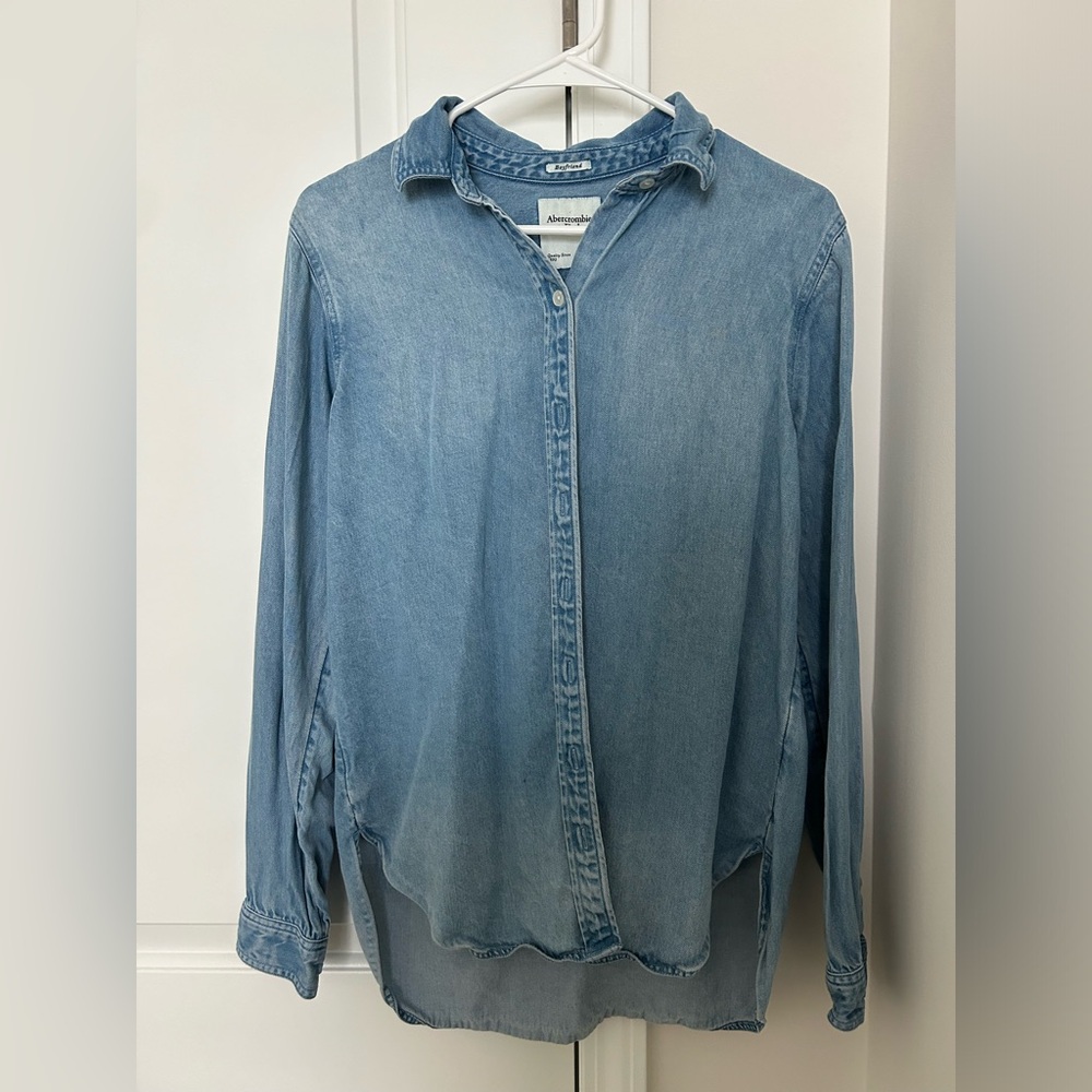 Abercrombie Boyfriend Denim Button Up